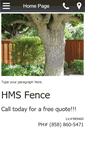 Mobile Screenshot of hmsfence.com